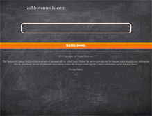 Tablet Screenshot of jashbotanicals.com